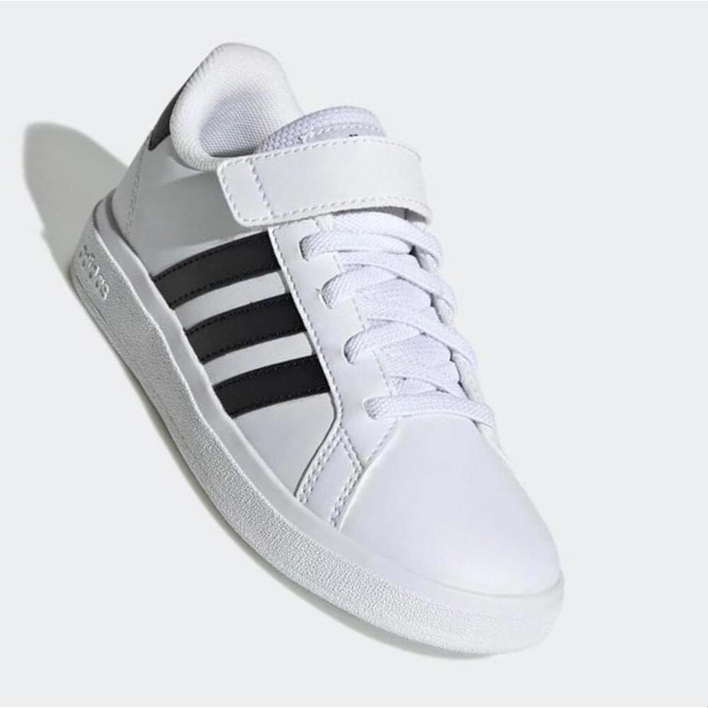 new ADIDAS GRAND COURT 2.0 SHOES KIDS white and black